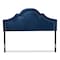 Baxton Studio Rita Royal Blue Velvet Upholstered Full Size Headboard 155-9336 - alternate 7